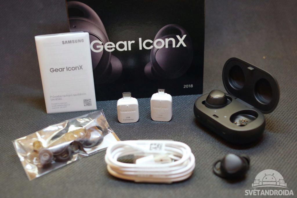 Samsung Gear IconX 2018 obsah balení