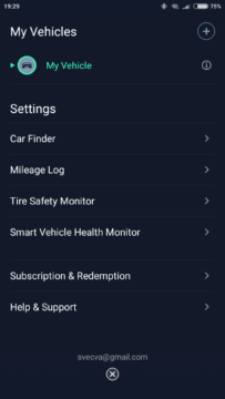 ZUS Smart Tire Safety Monitor app 3