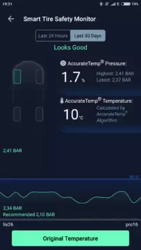 ZUS Smart Tire Safety Monitor app 7