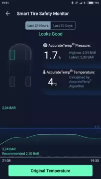 ZUS Smart Tire Safety Monitor app 9