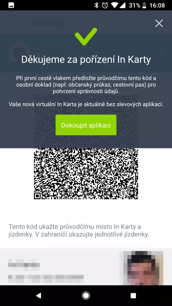 ceske drahy in karty telefon android