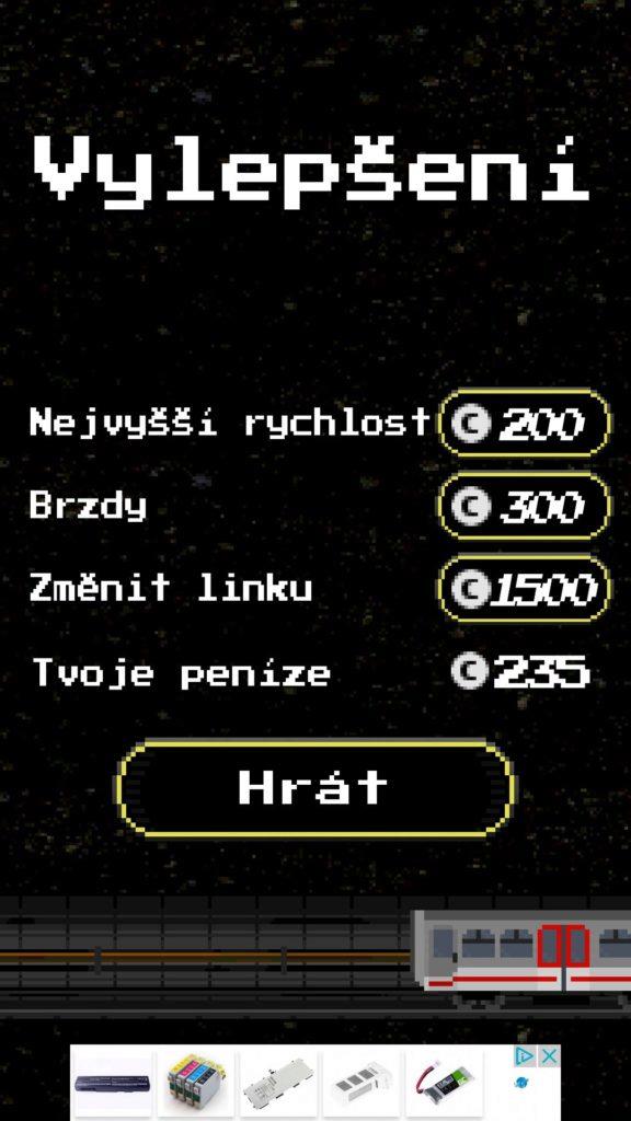 A můžeme nakupovat vylepšení