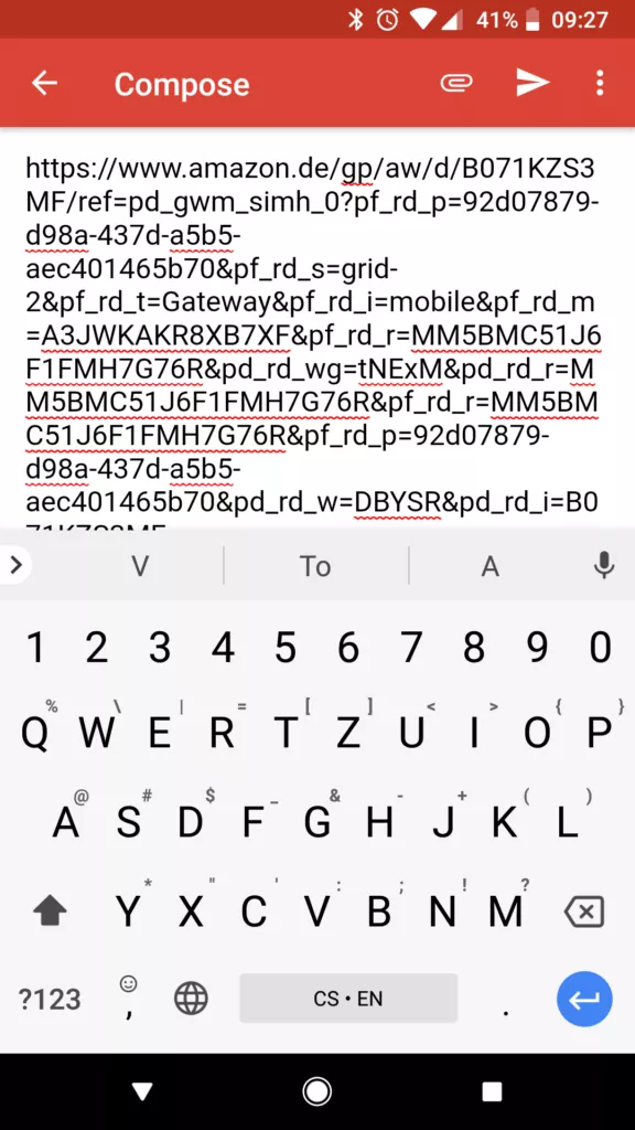 Dlouhe odkazy Google chrome