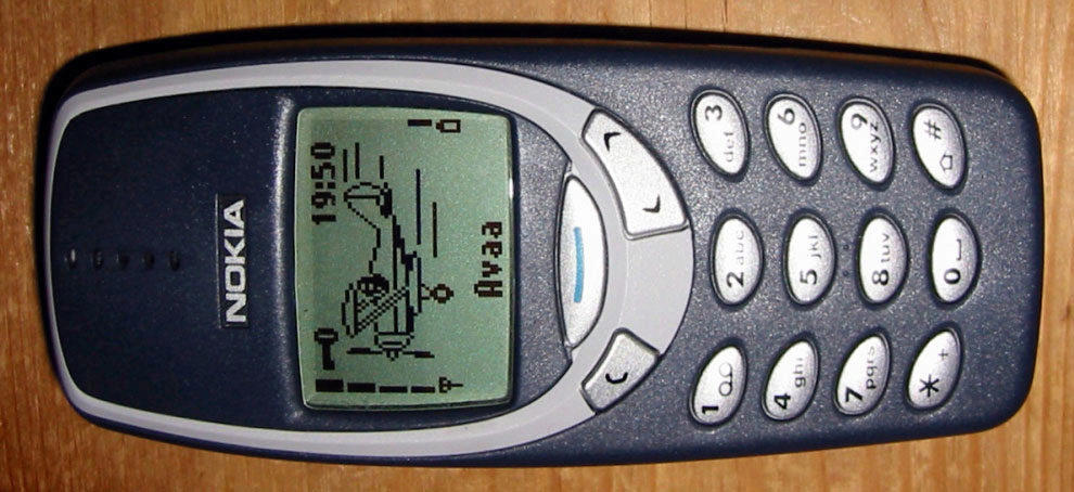 Nokia 3310 byla držák (Zdroj: Wikipedia)