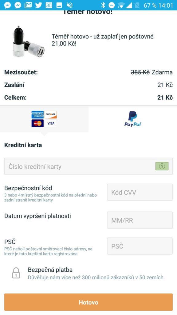 Přichází placení poštovného