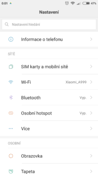 Xiaomi Redmi Note 5A Prime launcher