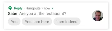 google reply