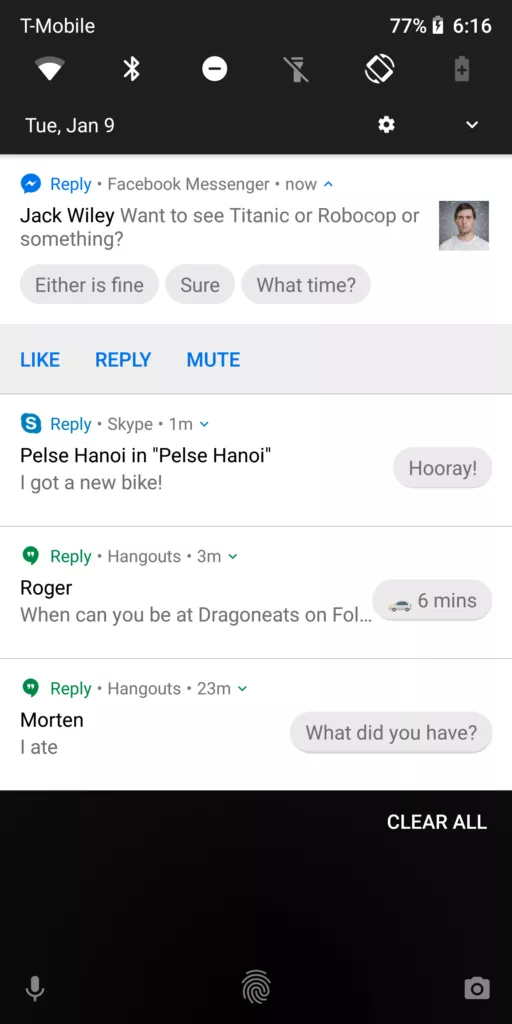 google reply aplikace