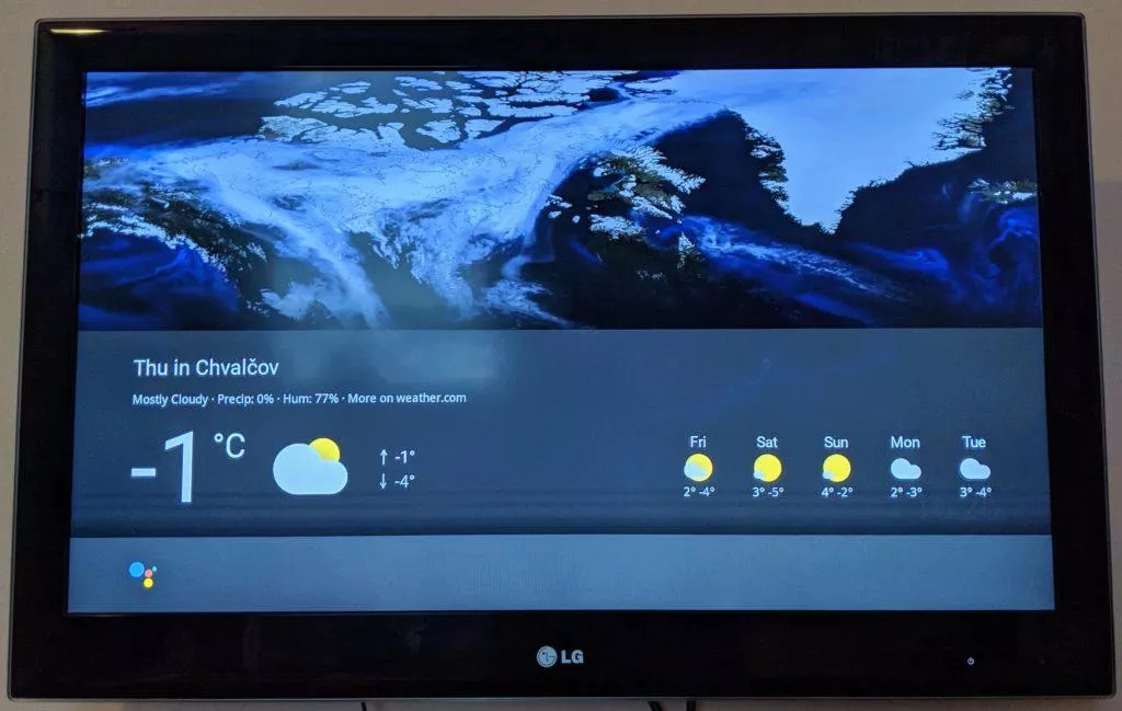 podrobnejsi pocasi chromecast