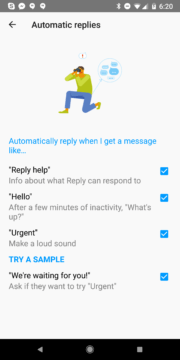 reply notifikace