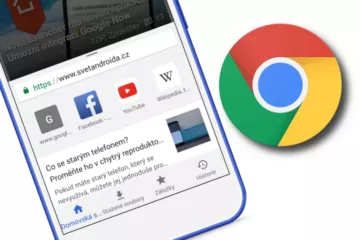 spodni lista chrome google konec