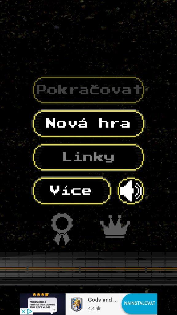 Úvodní obrazovka Undercity - Metro Praha