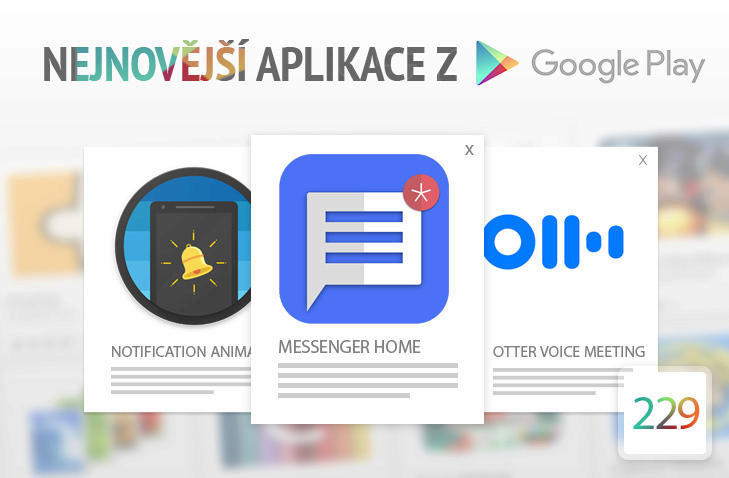 Nejnovější aplikace z Google Play 229 Launcher s podporou SMS