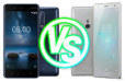 Nokia 8 Sirocco vs Sony Xperia XZ2