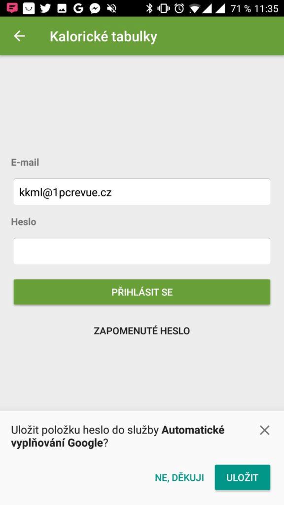 Přihlášení k účtu