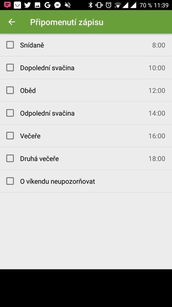 Připomenutí zápisu