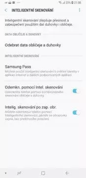 Samsung Galaxy S9 inteligentni skenovani