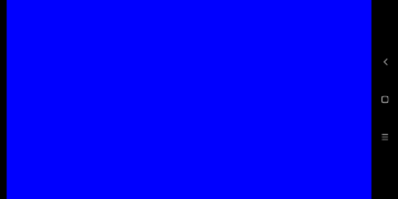 Test vadných obrazových bodů - modrá