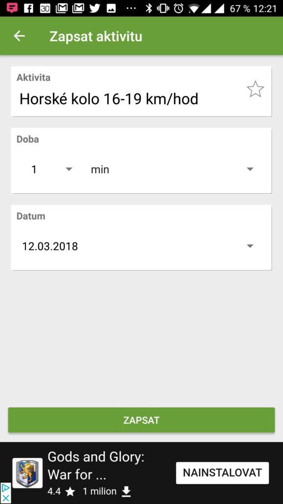 Zadáme dobu trvání