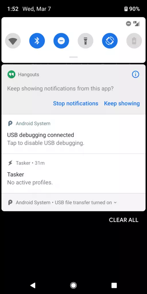 android p hodiny