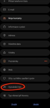 Android vlastní vyzvánění zvuky nastavení 3 telefon kontakty vyzváněcí tón