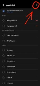 Android vlastní vyzvánění zvuky nastavení 4 telefon kontakty plus