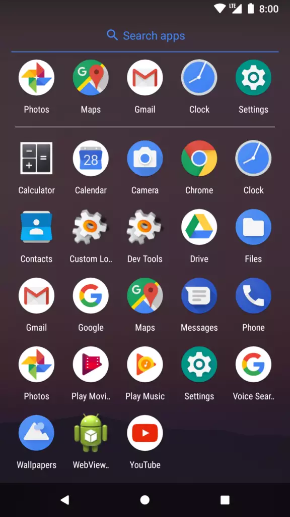 launcher lean google