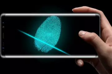 nove informace ctecka otisku note 9