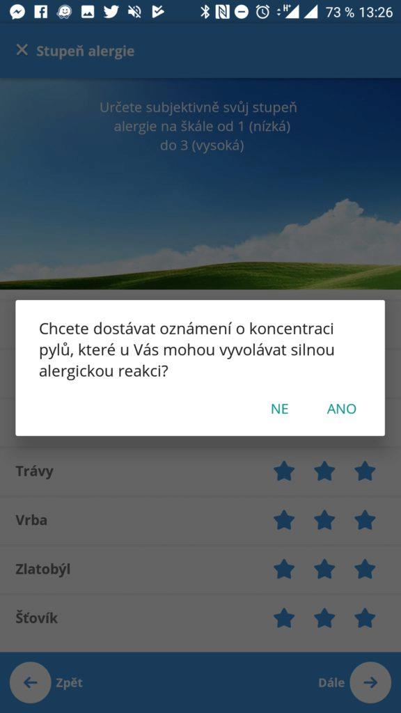 Chcete dostávat oznámení? - Pylové zpravodajství