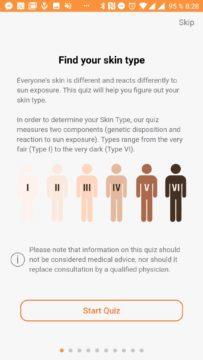 Dotazník na typ pokožky