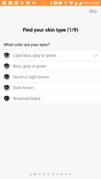 Jedna z otázek - barva očí