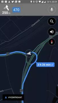 Navigace Google