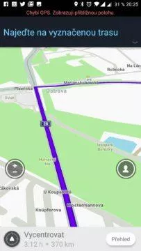 Navigace Waze