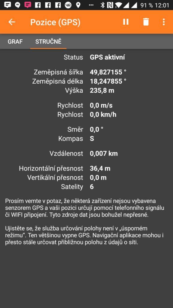 Probíhající měření