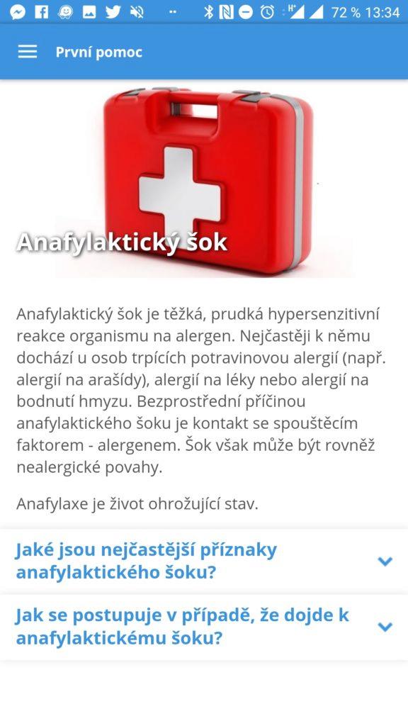 První pomoc - Pylové zpravodajství