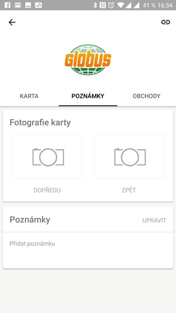 Sekce pro poznámky