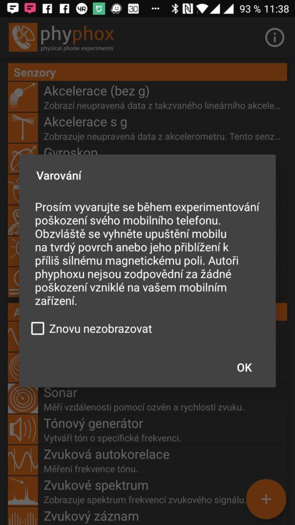 Varování před poškozením