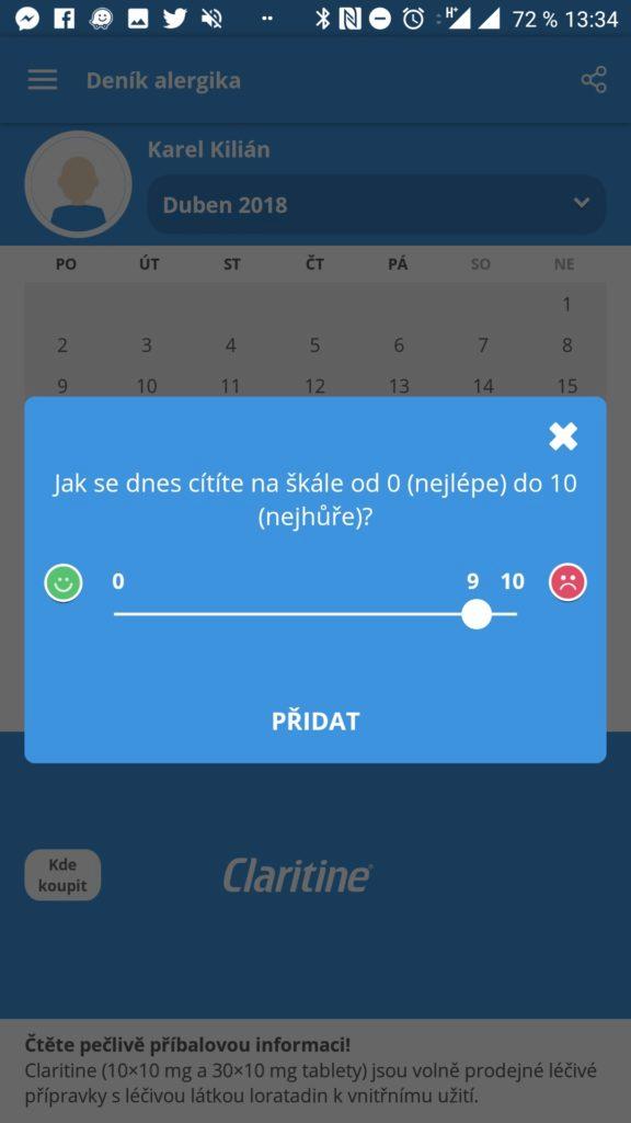 Vedení deníku - Pylové zpravodajství