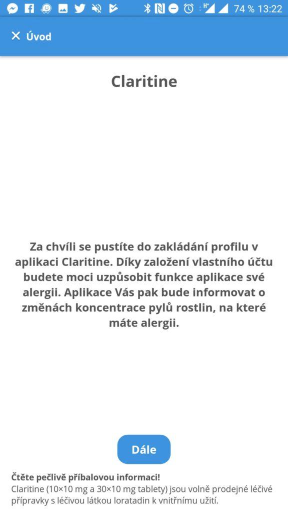 Pylové zpravodajství - Založení uživatelského profilu