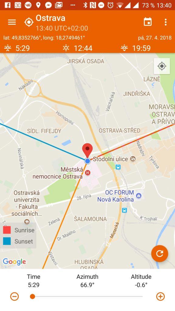 Zobrazení v mapě