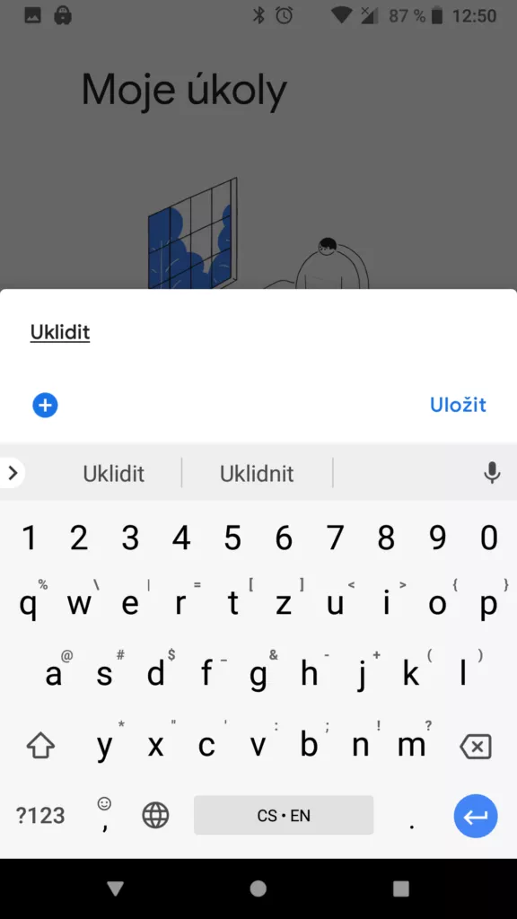 aplikace ukoly google android
