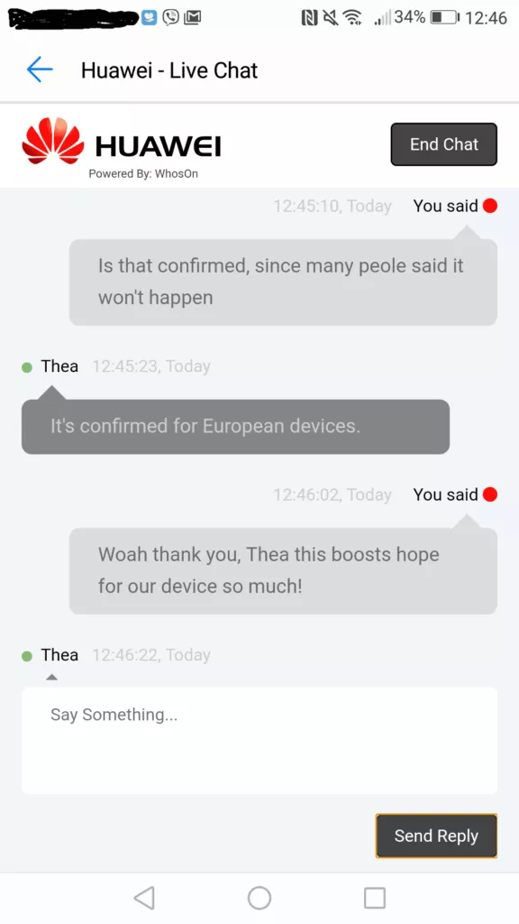 huawei p9 lite aktualizace android oreo