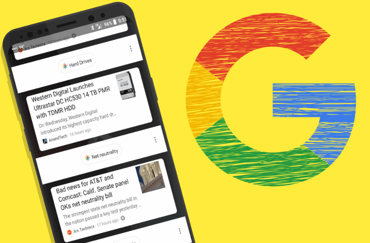 novy design google feed katastrofa