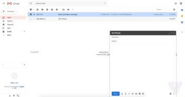 novy gmail design email aplikace