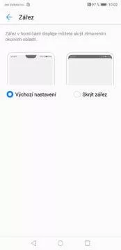 vychozi nastaveni zarez huawei