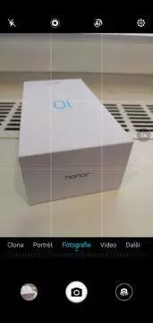 Aplikace fotoaparátu u Honor 10