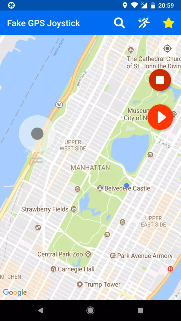 Fake GPS Joystick