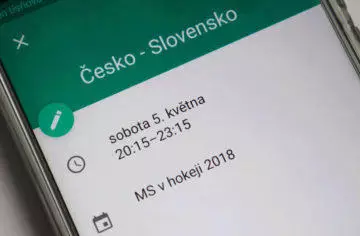 Hokej 2018: Nezmeškejte žádný zápas. Přidejte si zápasy do svého kalendáře