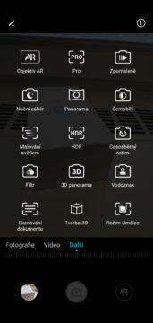 Honor 10 nabízí u fotoaparátu velké množství funkcí