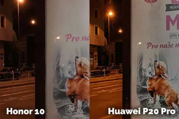 fototest Honor 10 vs Huawei P20 Pro noc detail